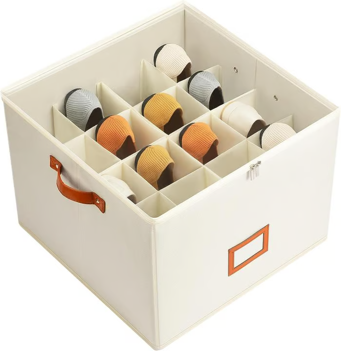 Organisateur de chaussures en tissu, bo?te de rangement 5 dernires heures: Grande vente