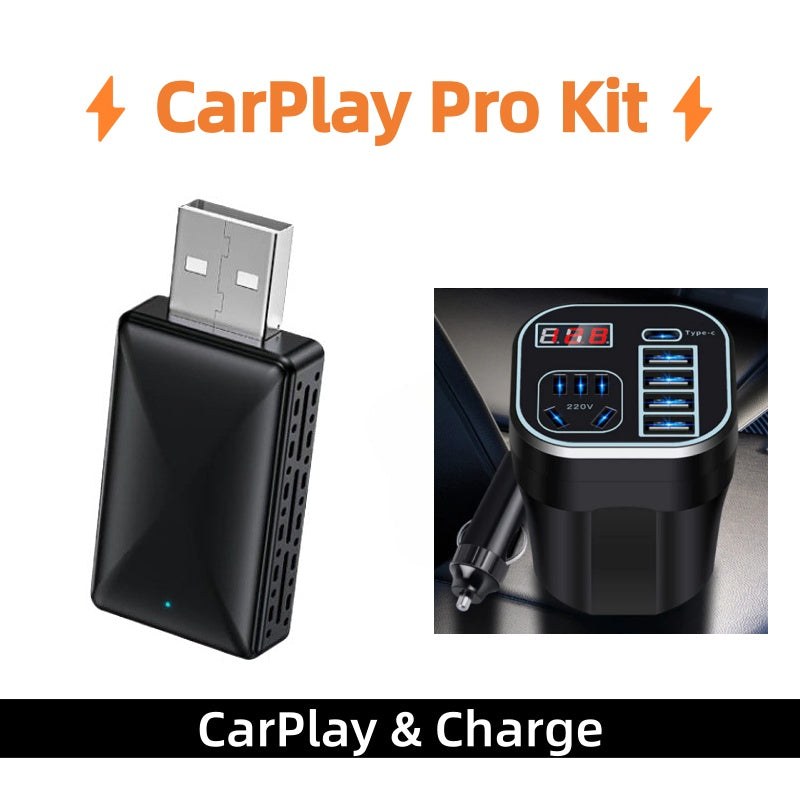 Bo?tier CarPlay Sans Fil avec Port USB