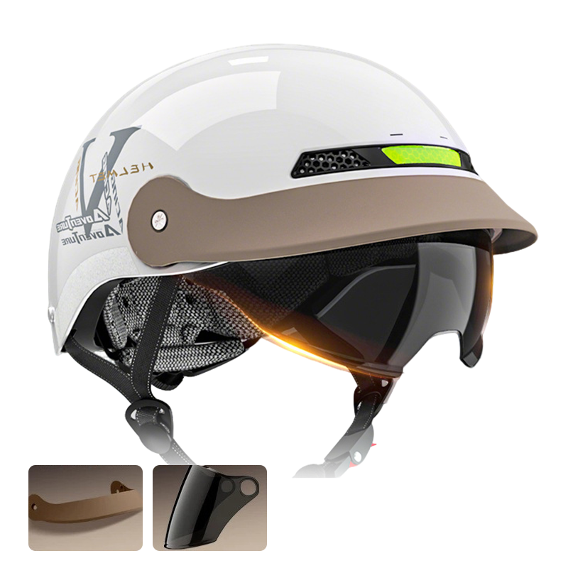 Breathable Casque de moto lger et rsistant aux chocs
