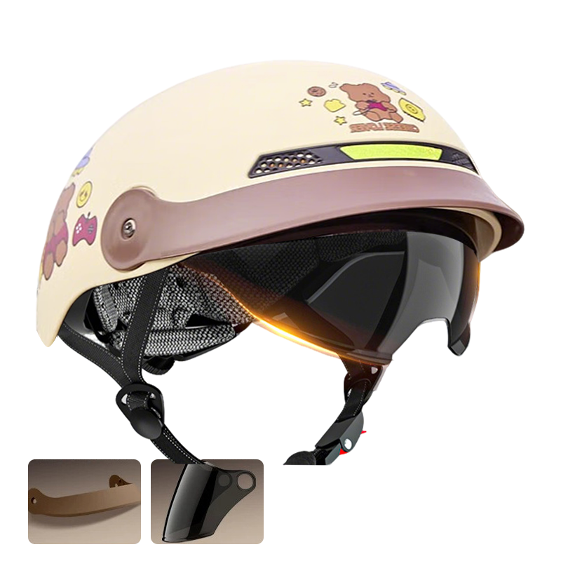 Breathable Casque de moto lger et rsistant aux chocs
