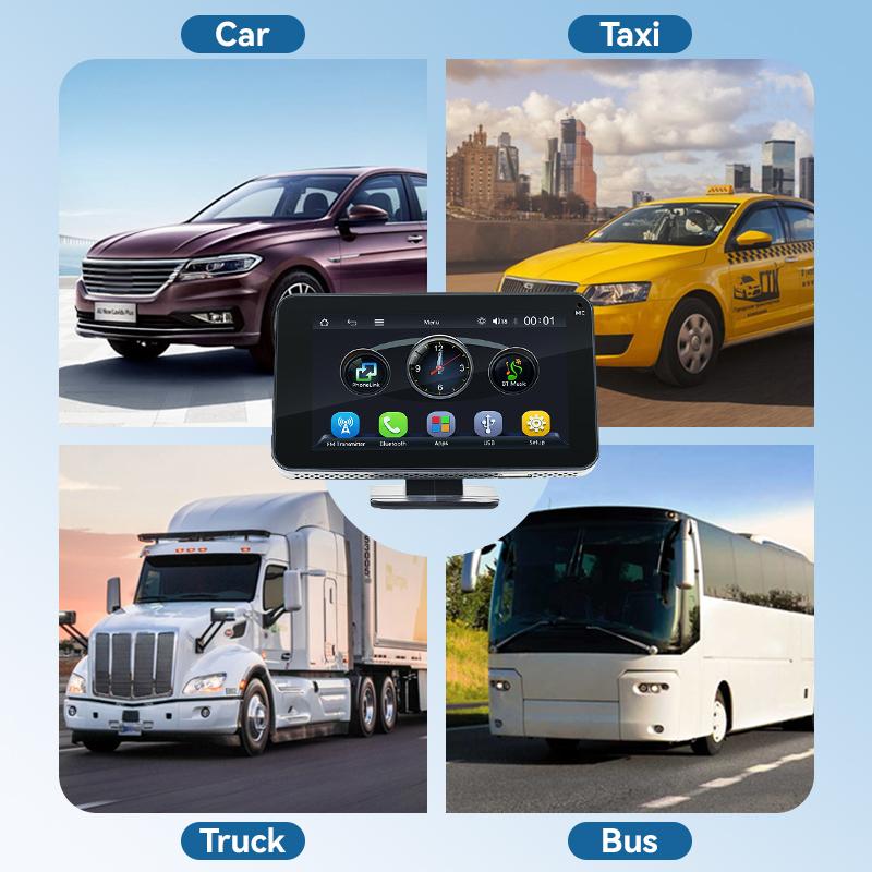 Lecteur multimdia pour voiture 4,7 pouces avec cran tactile HD