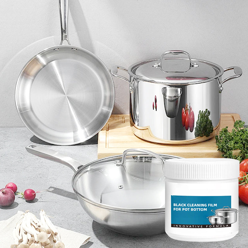 Pate Dissolvante Rsidus Br?ls - Nettoyage Profond pour Casseroles/Plats sans Rayurer, limine Graisse et Carbonisation en 5 Min