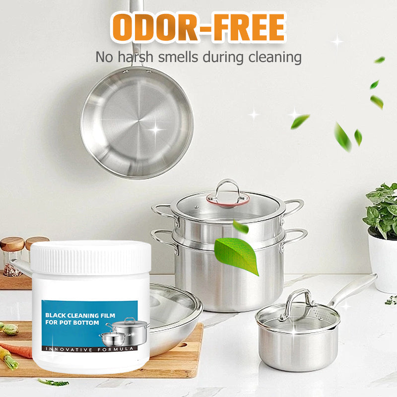 Pate Dissolvante Rsidus Br?ls - Nettoyage Profond pour Casseroles/Plats sans Rayurer, limine Graisse et Carbonisation en 5 Min