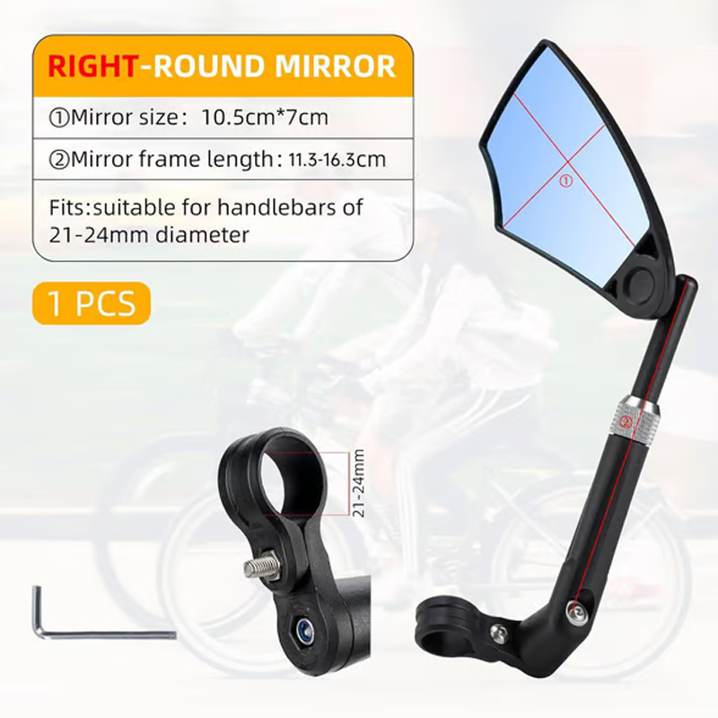 DE RDUCTION Rtroviseur de vlo rglable 360, pour guidon La vente se termine lorsque les stocks sont puiss.