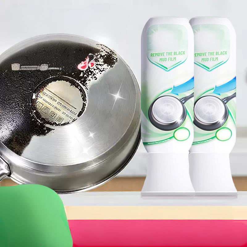 Nettoyant pour rsidus carboniss et dp?ts de boue - Dissout la graisse carbonise tenace en 5 minutes, non toxique et sans frottage, ==================== ·Ú / Version Fran?aise ====================