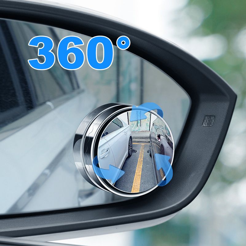 2 miroirs d'angle mort ventouse pour voiture