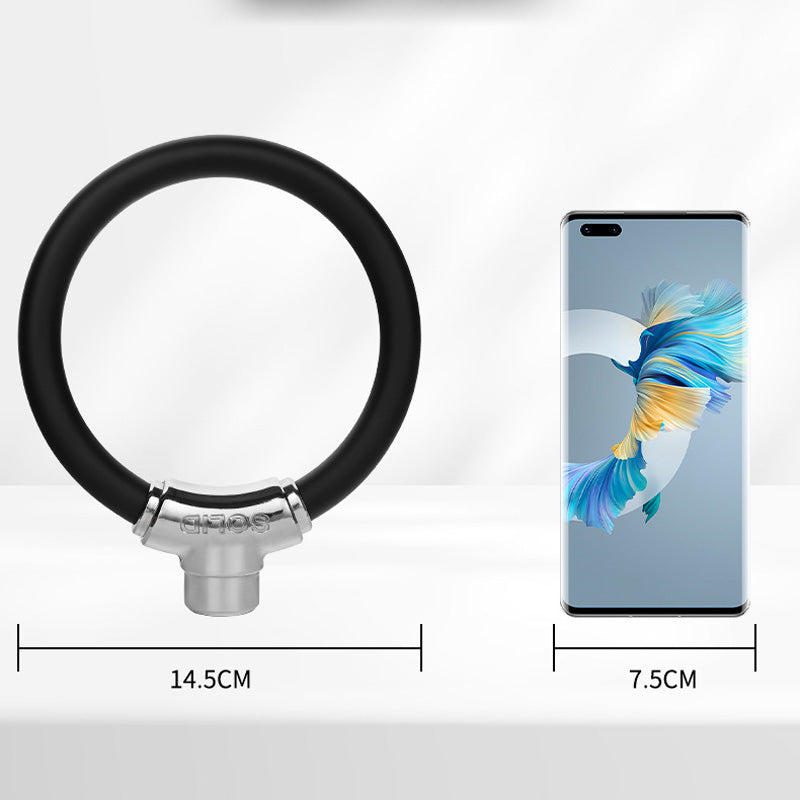 Cable antivol vlo annel - Anneau d'acier portable et robuste