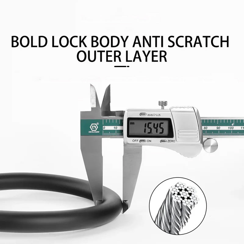 Cable antivol vlo annel - Anneau d'acier portable et robuste
