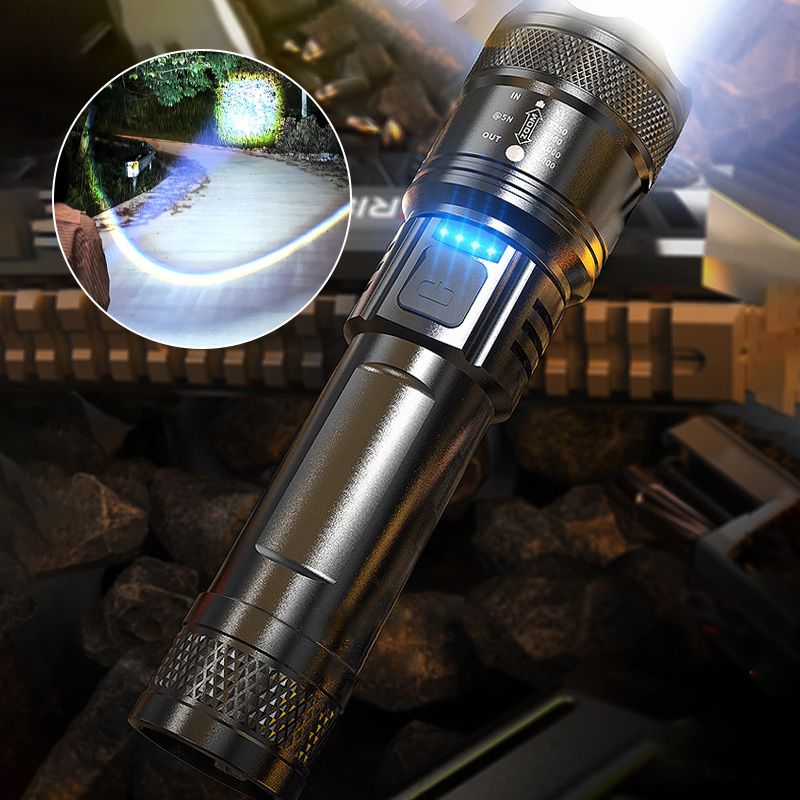 Lampe Torche Zoom Puissante - Haute Intensit LED