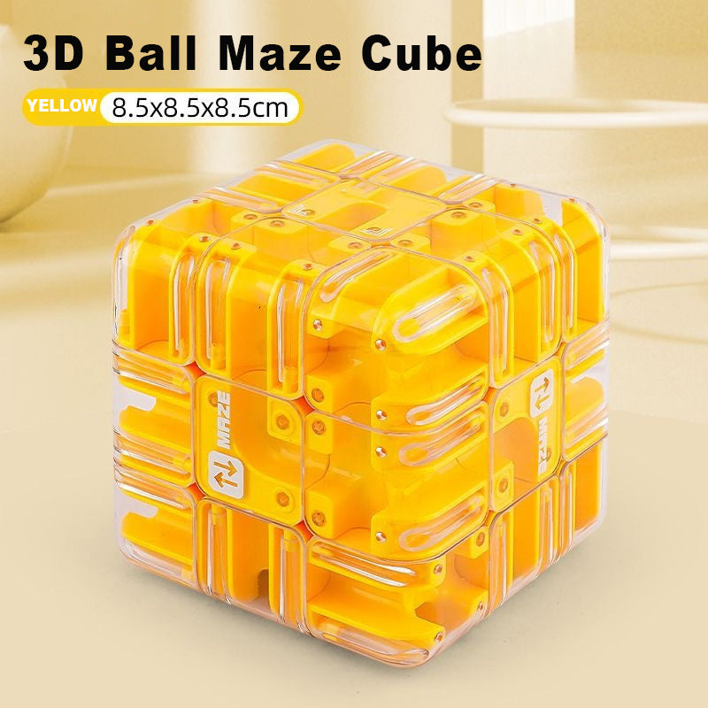 Casse-Tte Cube Rouler avec Labyrinthe 3D Amusant