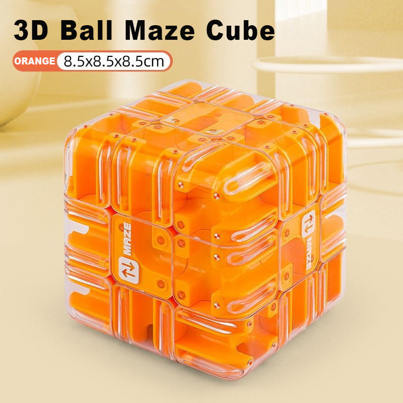 Casse-Tte Cube Rouler avec Labyrinthe 3D Amusant