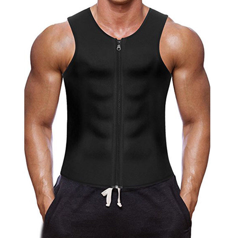 Dbardeur Fitness Homme | Fermeture clair & Effet Mincissant
