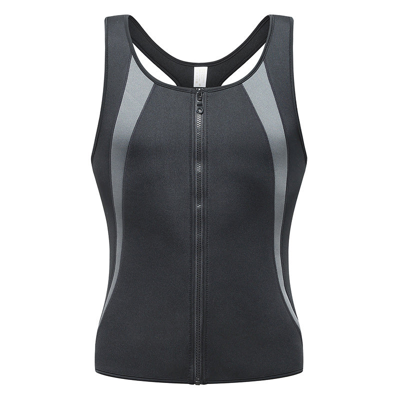 Dbardeur Fitness Homme | Fermeture clair & Effet Mincissant