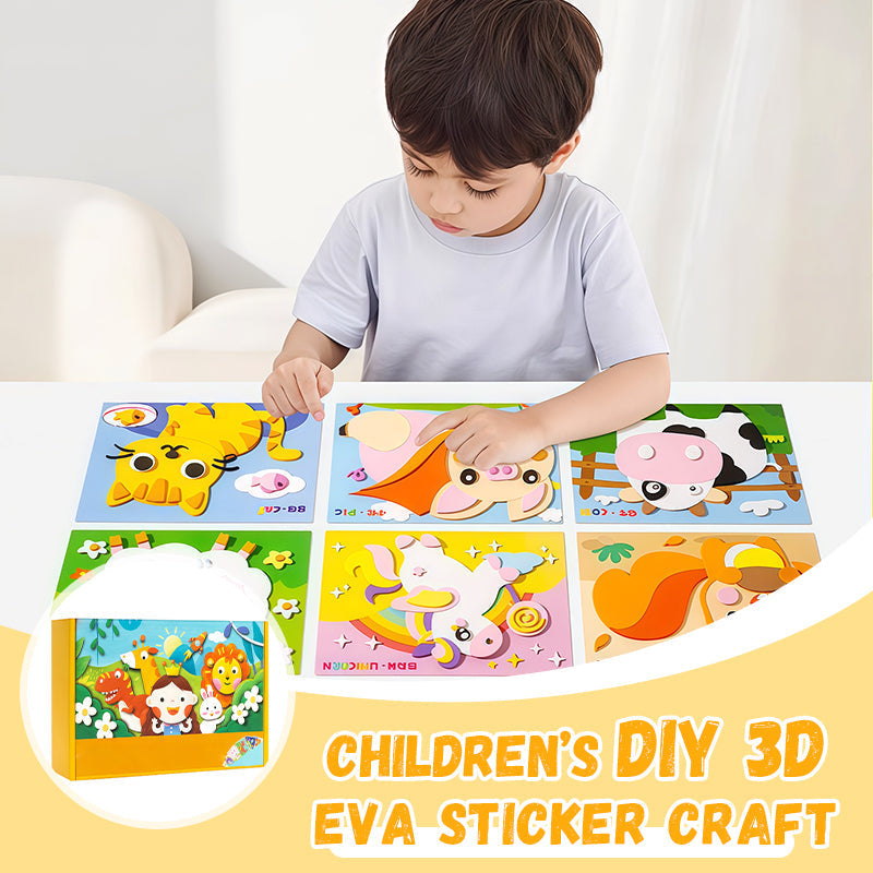 Bricolage pour enfants: autocollants 3D en EVA