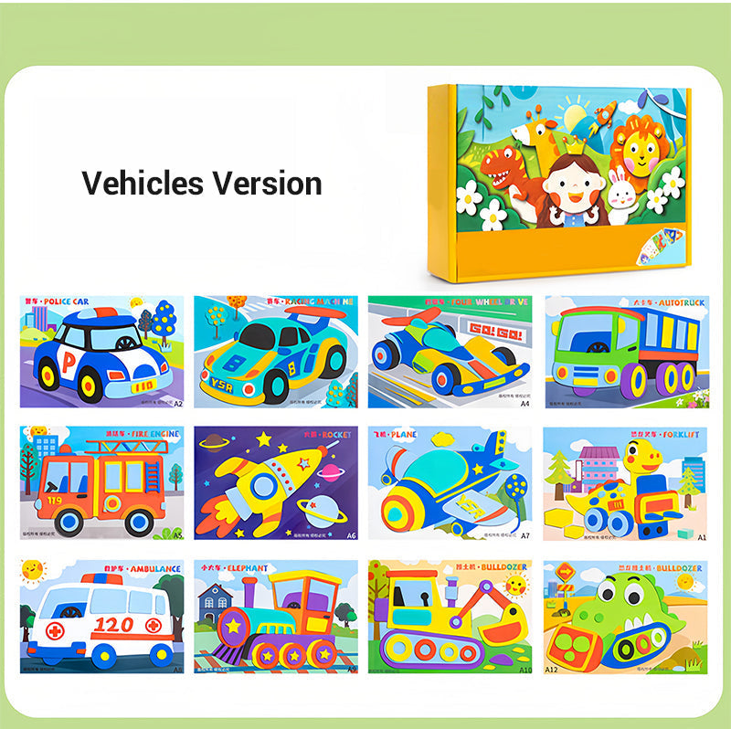 Bricolage pour enfants: autocollants 3D en EVA