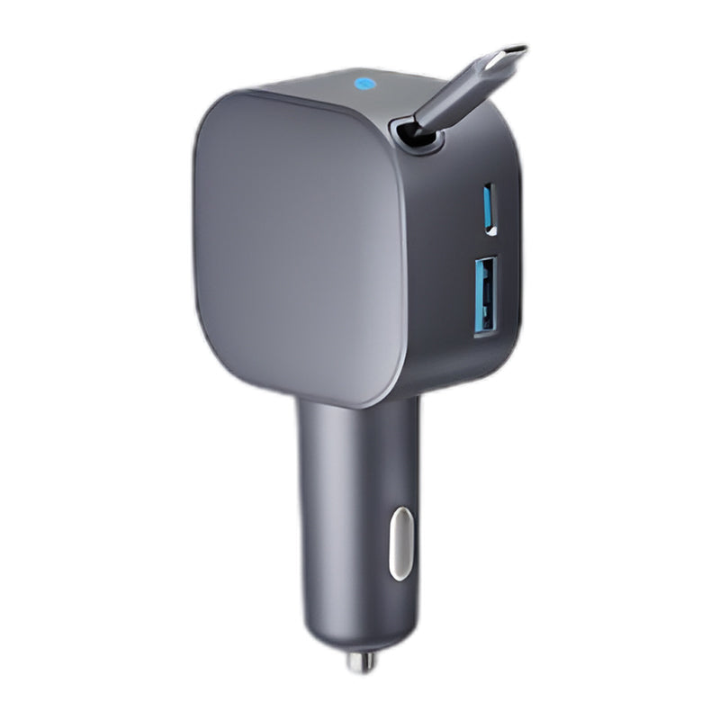 Chargeur de Voiture Compact Cable Rtractable 3 dernires heures: Grande vente