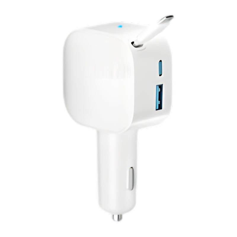 Chargeur de Voiture Compact Cable Rtractable 3 dernires heures: Grande vente