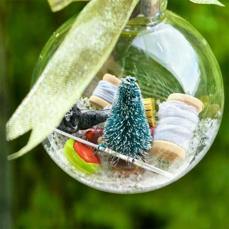 Bis zu 50 % RABATT auf Weihnachtsnähdekoration: Schneekugel