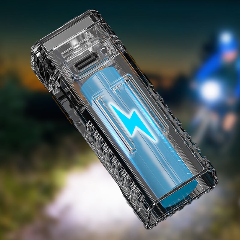 Phare avant rechargeable tanche pour vlo avec clip