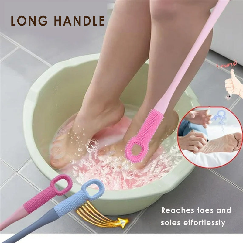 Brosse long manche pour nettoyer les orteils et les pieds