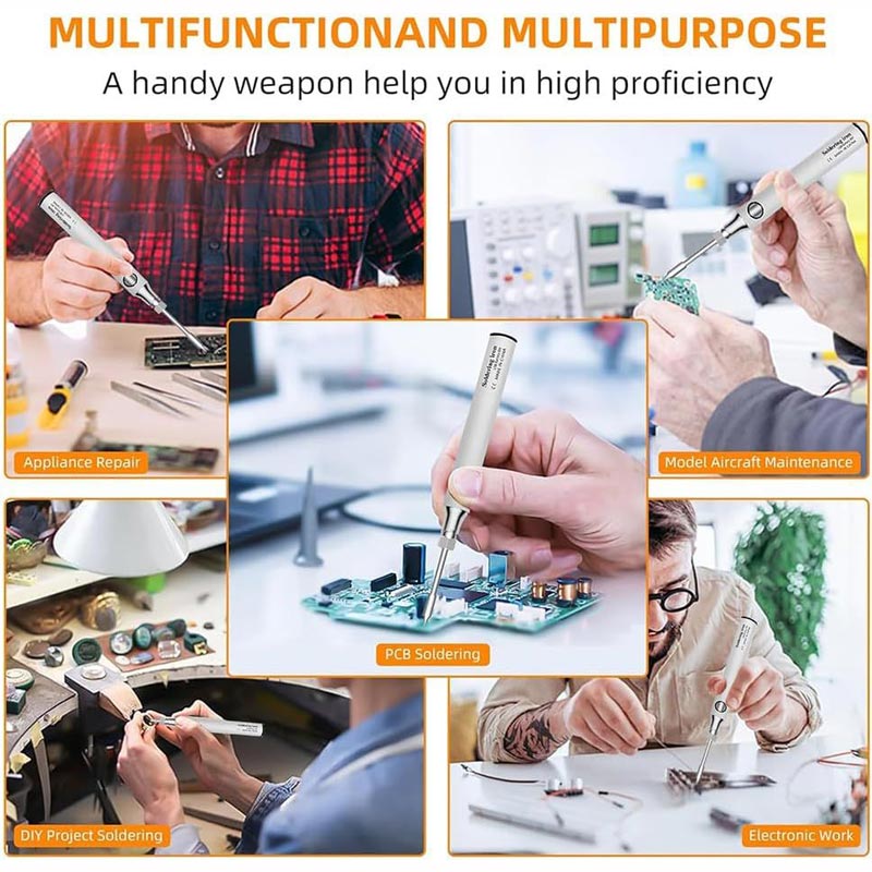 Kit de fer souder portable multifonctionnel sans fil