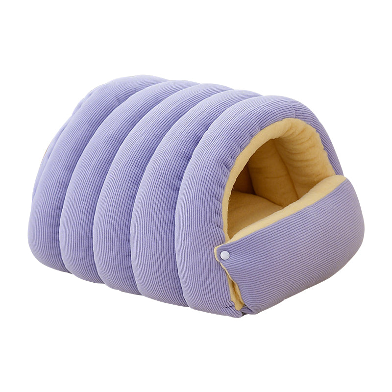 De rduction Chaleur, confort douillet, niche en peluche pour animaux domestiques