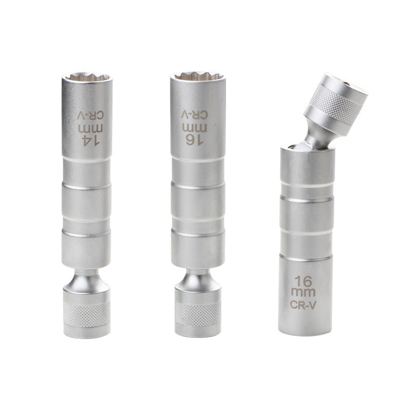 Cl douille universelle magntique Joint universel Outil de dmontage et d'installation de bougies d'allumage pour voiture