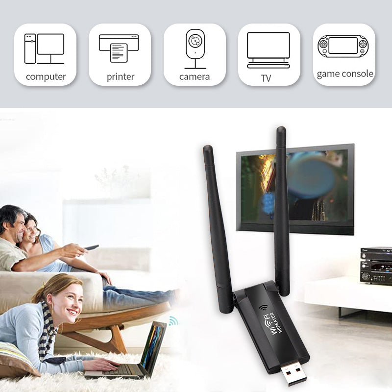 Amplificateur de signal Wi-Fi aliment par USB