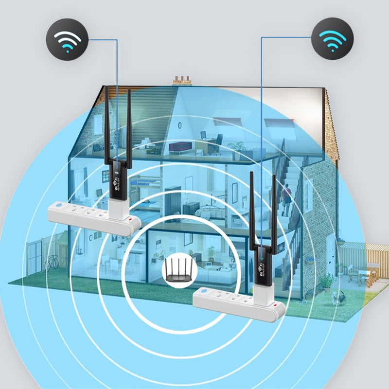 Amplificateur de signal Wi-Fi aliment par USB