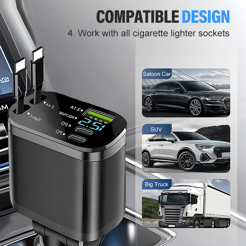REDUZIERUNG Schnellladegerät für das Auto mit moderner und praktischer Sternenhimmel-Ambientebeleuchtung
