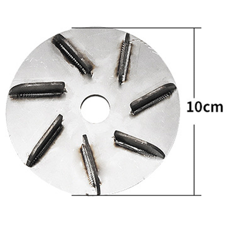 Disque grattoir pour liminer les poils de porc, permettant un gain de temps