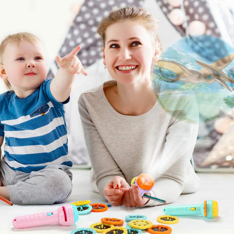 Lampe de Poche de Projection ducative pour Enfants