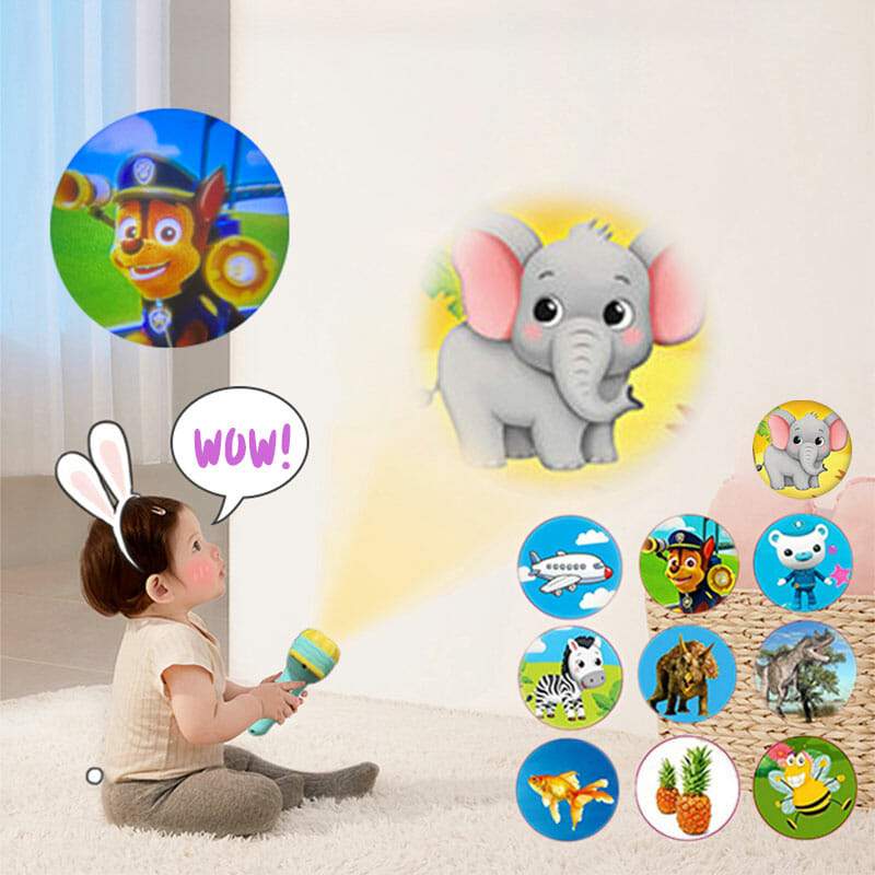 Lampe de Poche de Projection ducative pour Enfants