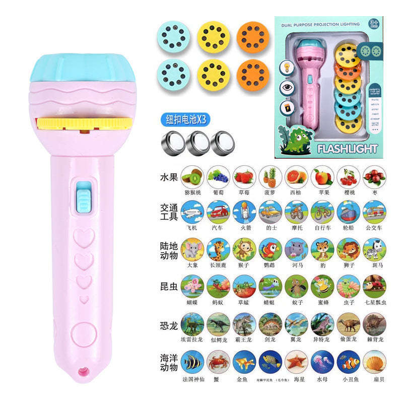Lampe de Poche de Projection ducative pour Enfants