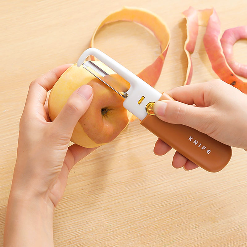 Couteau et plucheur de fruits 2 en 1 portable et petit
