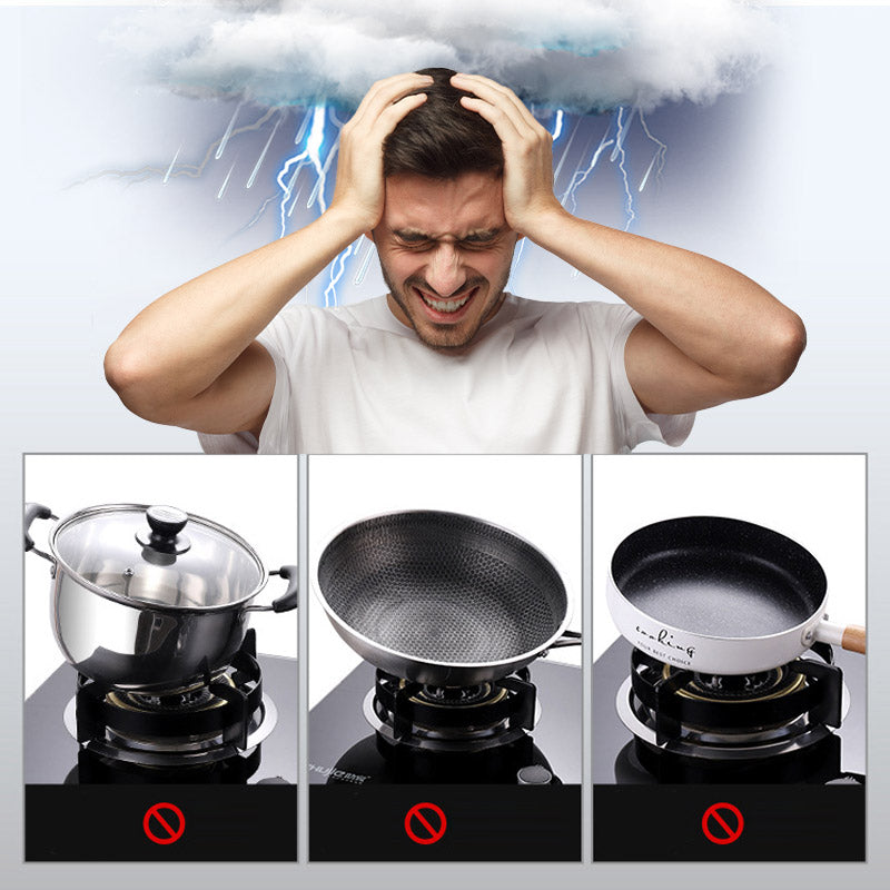 Offre spciale dure limite Support de Cuisinire Gaz Antidrapant Universel et Durable