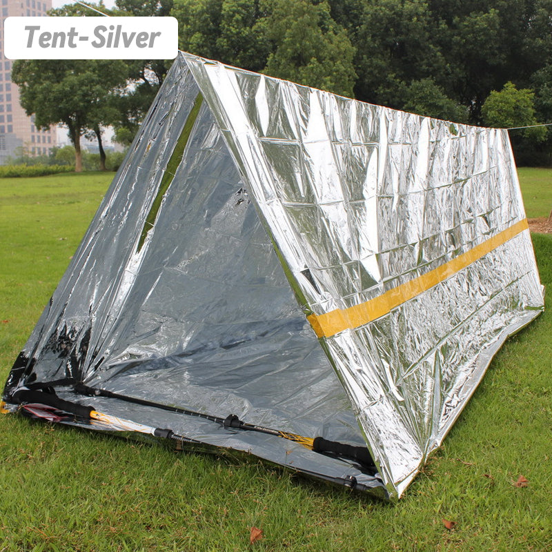 Couvertures de secours, sacs de couchage, tentes pour des randonnes en toute scurit