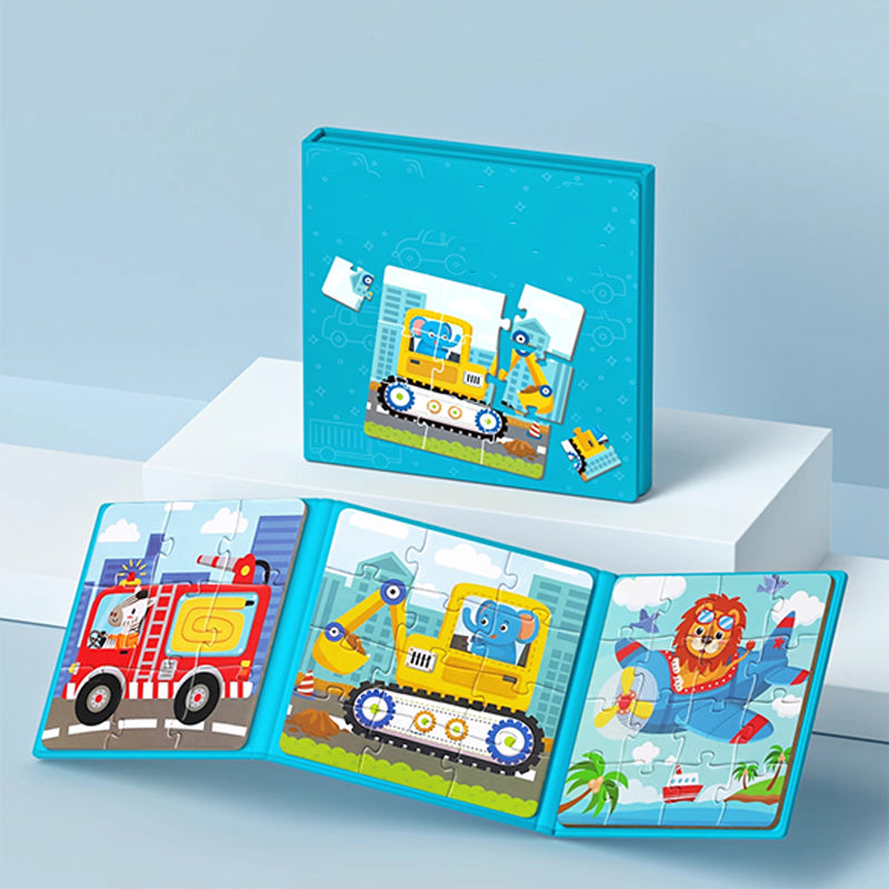 Magnetisches Baubuch für Kinder