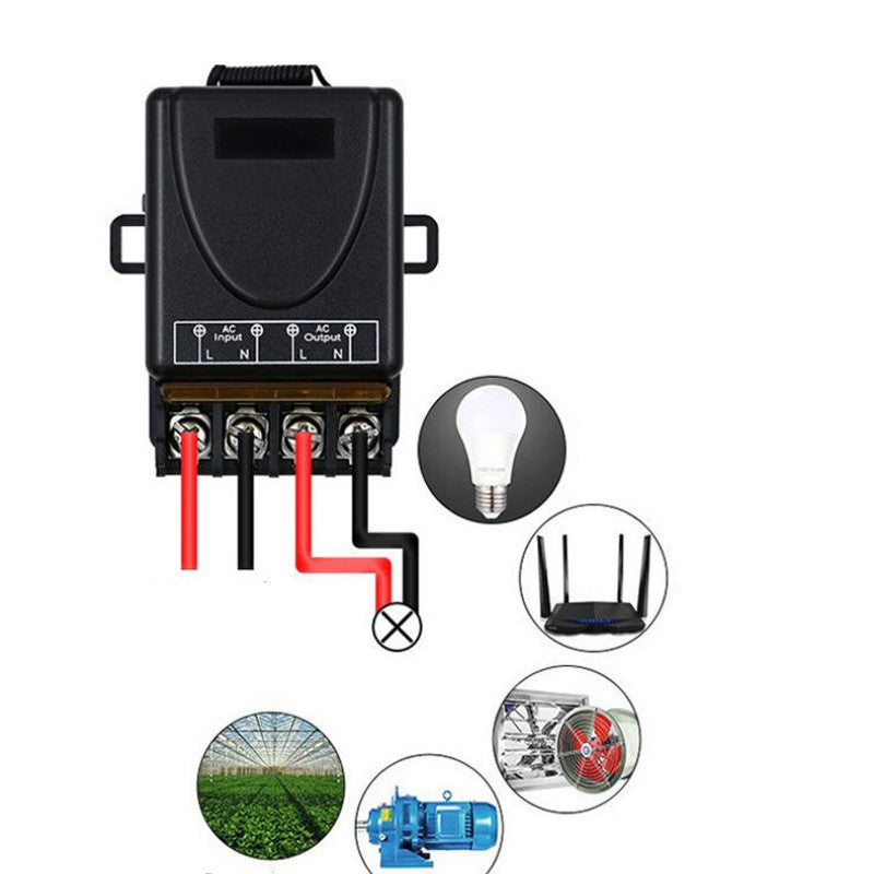Interrupteur de commande distance sans fil et kit rcepteur, sans cablage