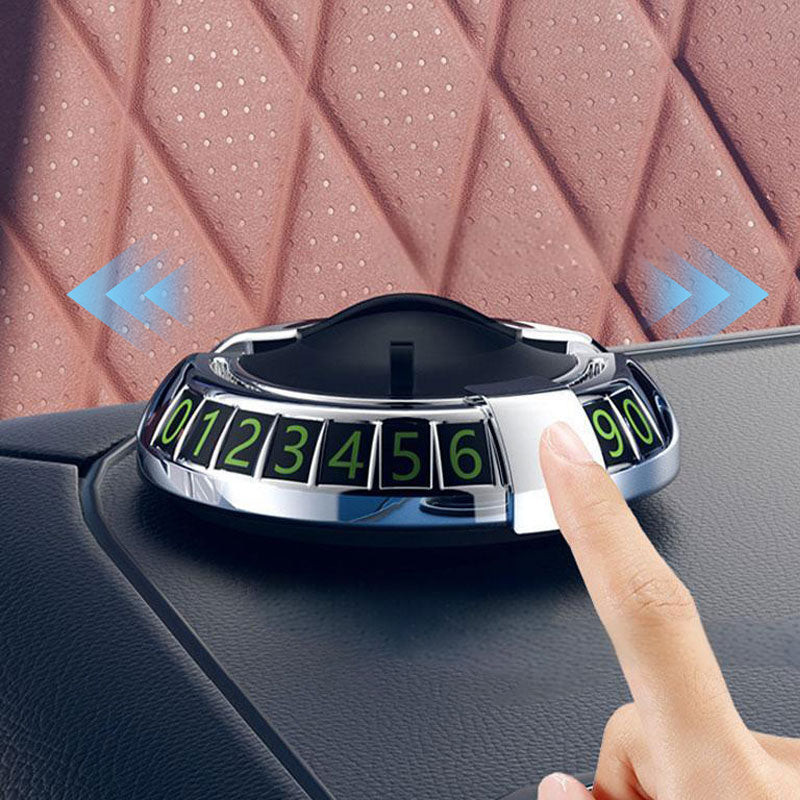 Support pour tlphone de voiture avec plaque d'immatriculation de stationnement