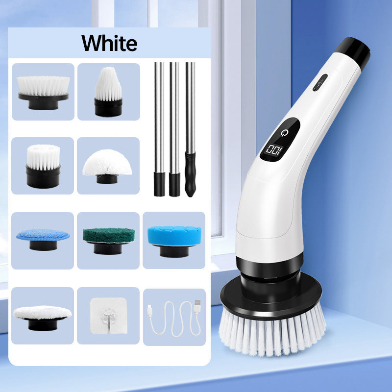 VENTE LIMITE 57 % DE RDUCTION Brosse de nettoyage lectrique 9 en 1