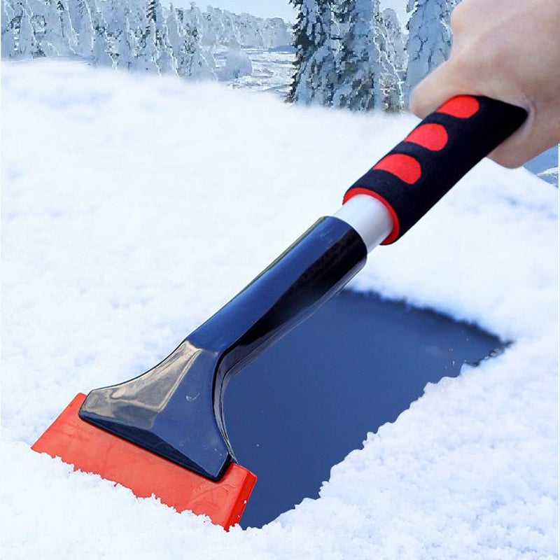 Double grattoir glace et balai neige pour voiture | Accessoire automobile hivernal pour un dneigement complet