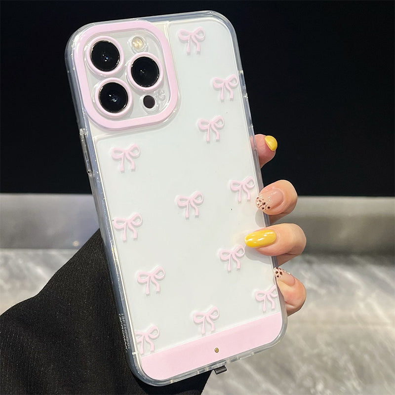 Coque de tlphone LED best-seller: notifications dappel lumineuses, antichoc, design n?ud papillon, dcoupes prcises, TPU souple, pour iPhone
