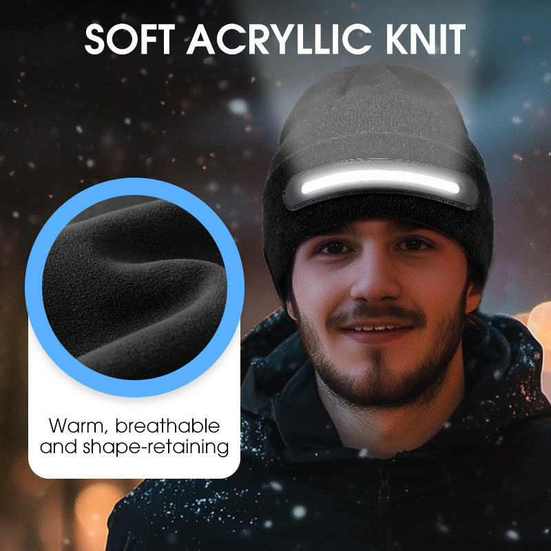 De No?l Bonnet Bluetooth rechargeable avec lampe intgre