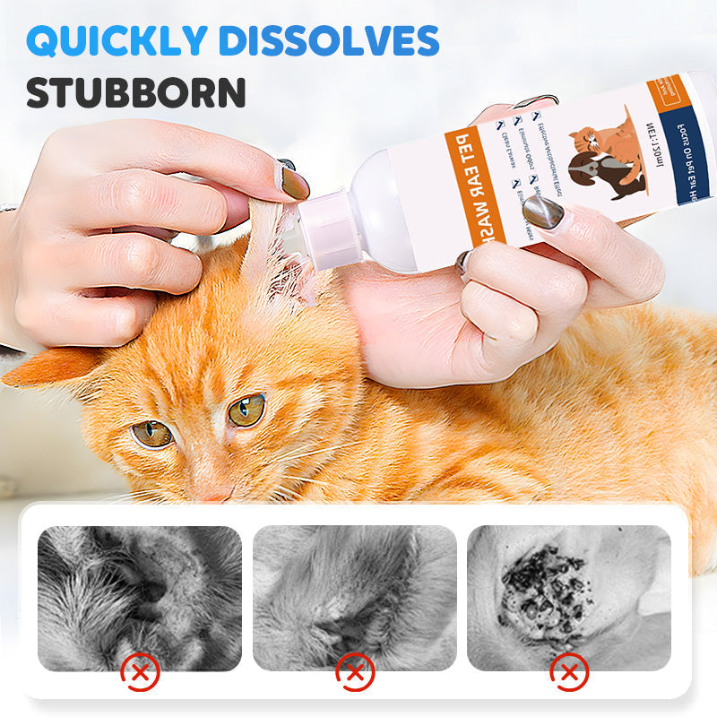 ACHETEZ-EN 2, OBTENEZ-EN 1 GRATUITEMENT Nettoyant pour oreilles pour animaux - Formule douce l'aloe vera apaisant pour chiens et chats, prvient les infections et les odeurs