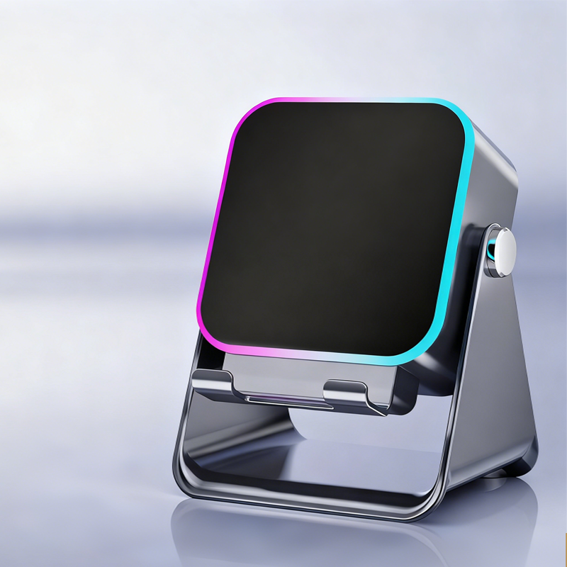 Haut-parleur Bluetooth Induction Sans Fil 5-en-1 avec Support Tlphone Rglable