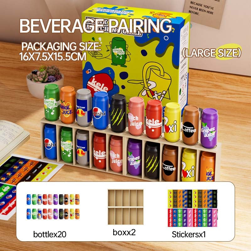 Jouets pour enfants assortis la couleur des bouteilles
