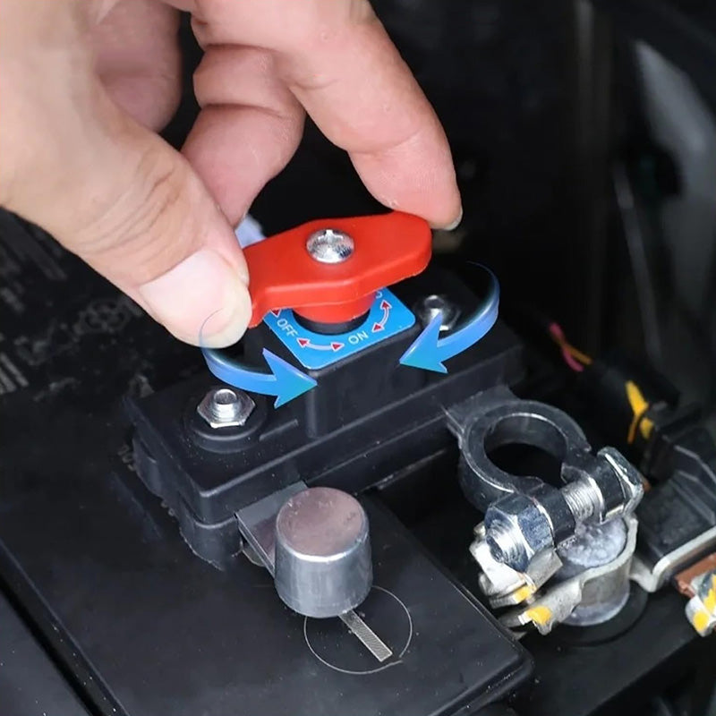 DE RDUCTION Interrupteur de Dconnexion Batterie Voiture - 12V-24V Compatible, Coque Ignifuge, Urgence et Maintenance