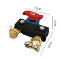 DE RDUCTION Interrupteur de Dconnexion Batterie Voiture - 12V-24V Compatible, Coque Ignifuge, Urgence et Maintenance
