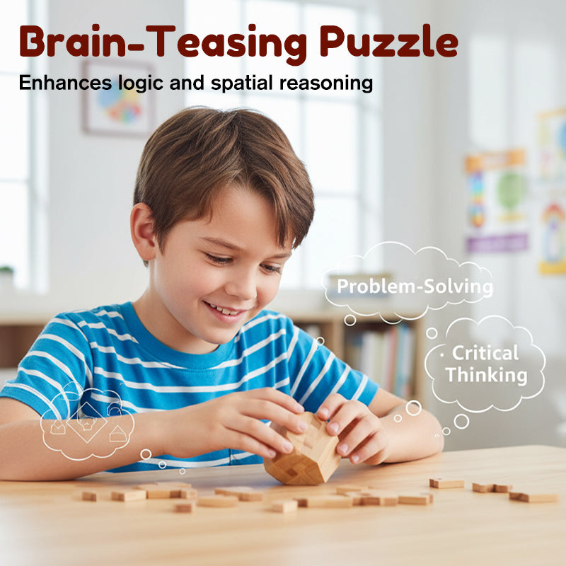 Klassisches Luban-Holzpuzzle